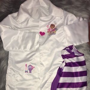 Doc mcstuffins play coat and matching under shirt